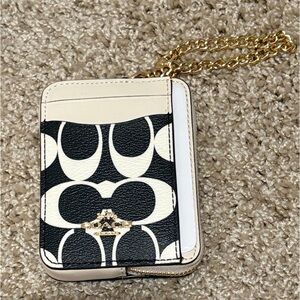 Coach Silver and Gray Wallet